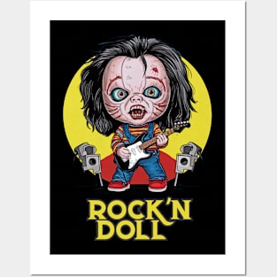 CHUCKY DOLL ROCK T-Shirt Posters and Art